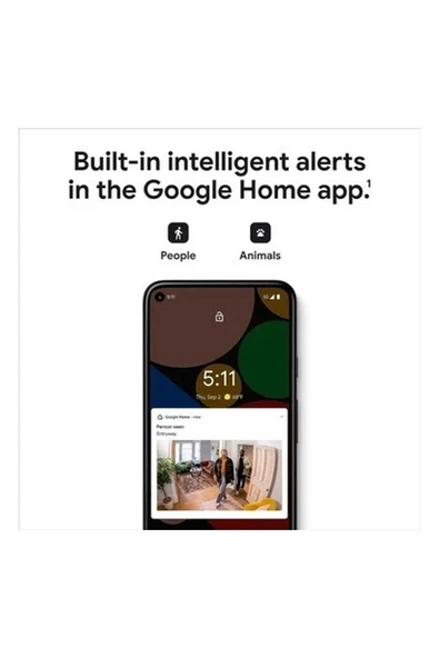 Google İç Mekan Nest Güvenlik Kamerası 1080P 2. Nesil Sis ürün görseli 1