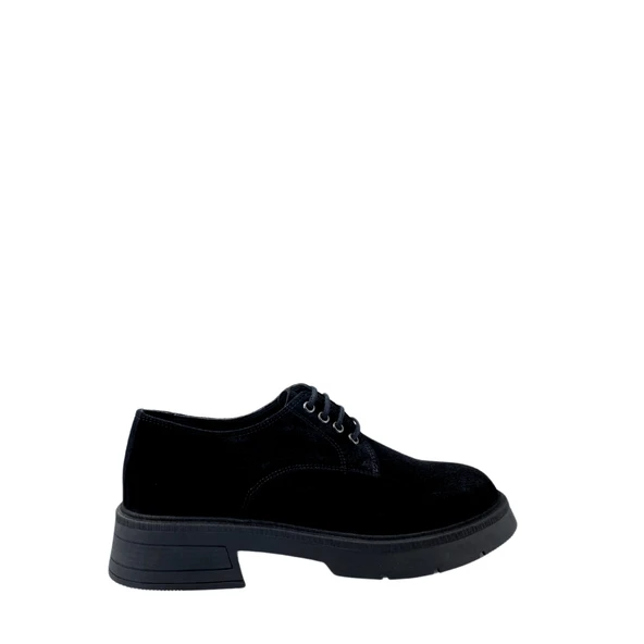 Disparita 257001 Hakiki Süet Loafer Kadın Ayakkabı   SİYAH SÜET 40 ürün görseli 1