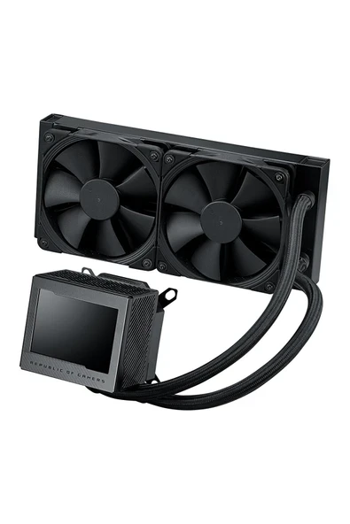 Asus ROG RYUJIN III 240 OLED 3,5" LCD AURA SYNC RGB 3X NOCTUA IPPC 2000 PWM 120MM FAN SIVI CPU SOĞUTUCUSU ürün görseli 1