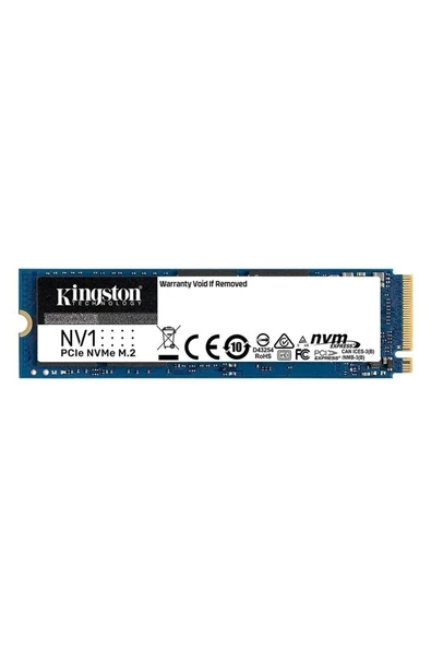 Kingston 500gb Snvs/500g Serisi Nvme M.2 Ssd (okuma 2100mb / Yazma 1700mb) ürün görseli 1