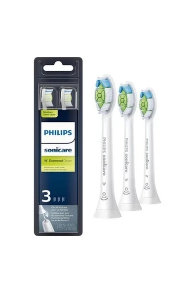 Philips Sonicare W Diamondclean Diş Fırçası Başlıkları - 3 Adet - HX6063/65 ürün görseli 1