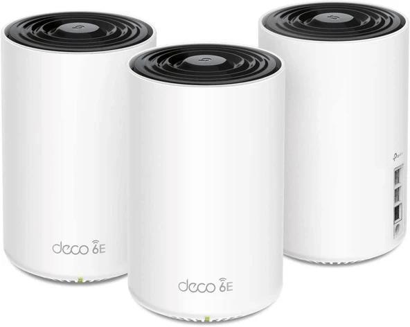 TP-Link Deco XE75 Pro AXE5400 Üç Bantlı WiFi 6E Mesh Sistemi - 2,5G WAN/LAN Bağlantı Noktası, 7200 Metrekareye Kadar Alanı Kapsar, WiFi Yönlendirici ve Genişleticinin yerini alır, Yapay Zeka Tahrikli ürün görseli 1