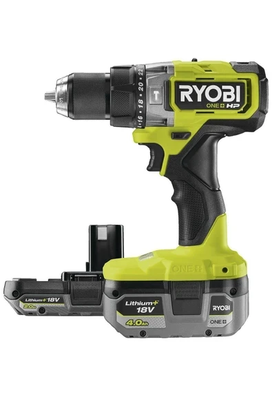 Ryobi RPD18X-242S 18 V 2.0 Ah - 4.0 Ah Akülü Kömürsüz Darbeli Matkap ürün görseli 1