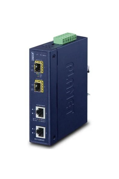 Pl-ıgt-2205at 2 Port 1000t To 2 Port 2500x Sfp Endustriyel Media Converter ürün görseli 1