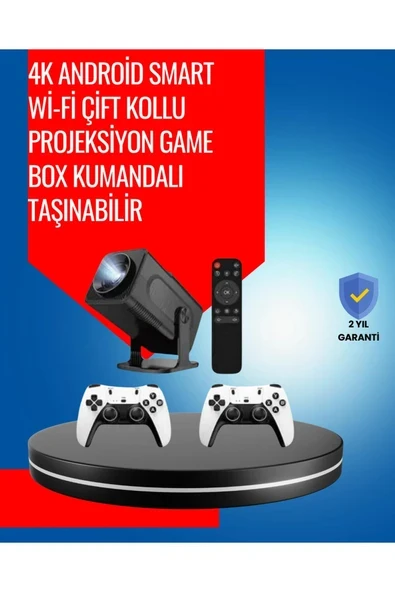 1.5 KG Ağırlığında, 4500 Retro Oyunlu Multimedya Projektör ürün görseli 1
