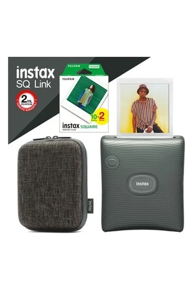 Instax Sq Link Yeşil Ex D Akıllı Telefon Yazıcısı ve Hediye Seti 4 ürün görseli 1