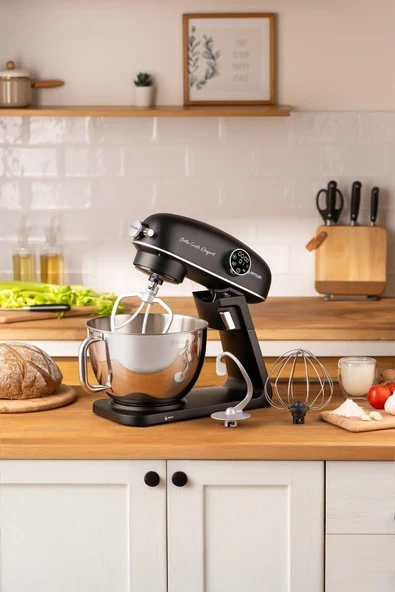 Emsan Bella Gusto Elegant Stand Mikser Siyah ürün görseli 1