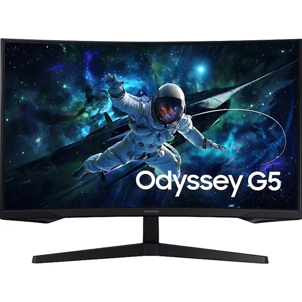 Samsung 32" Odyssey G5 G55C LS32CG552EUXUF 1ms 165Hz (Hdmı+Dp) Qhd Curved Gaming Monitör ürün görseli 1
