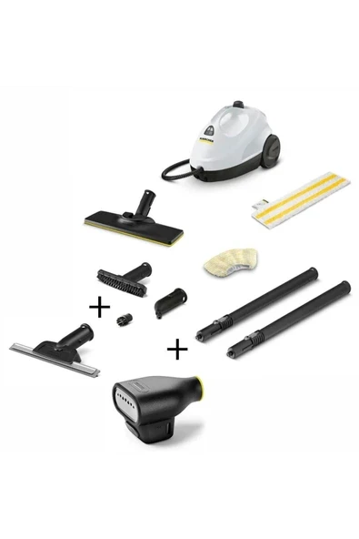 Sc 2 Easyfix Buharlı Temizlik Makinesi + Cam Temizleme Aparatı + Buharlı Düzleştirici ürün görseli 1