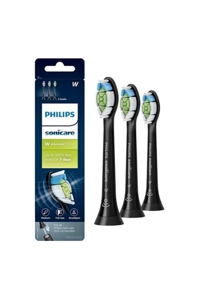Philips Sonicare W Diamondclean Diş Fırçası Başlıkları - 3 Adet - HX6063/95 ürün görseli 1