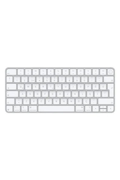 Touch Id Özellikli Magic Keyboard: Bluetooth, Şarj Edilebilir. Apple Çipe Sahip Mac Bilgisayarlarla Çalışır; Türkçe Q Klavye, Beyaz Tuşlar (Usb-C) ürün görseli 1