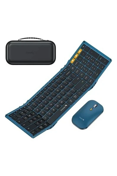 Protoarc XKM01 Bluetooth Katlanabilir Klavye ve Fare   Blue ürün görseli 1