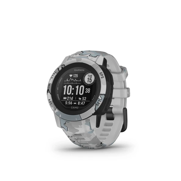 Garmin Instinct 2S, Kamuflaj Sürümü, Daha Küçük Boyutlu, Sağlam Dış Mekan Saati, GPS ile, Tüm Hava Koşullarına Uygun, Çoklu GNSS Desteği, Geri İzleme Rotası ve Daha Fazlası ürün görseli 1