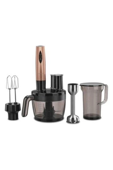 Korkmaz  li Vertex Multi Blender Seti /1000WATT 1 - 2 L Pembe  Metal 2 Kademel ürün görseli 1