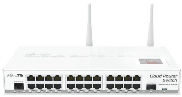 Mikrotik CRS125-24G-1S-2HND-IN Çift Bantlı (2,4 GHz / 5 GHz) Gigabit Ethernet Kablosuz Yönlendirici ürün görseli 1