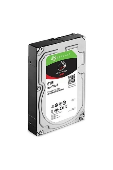 Seagate Ironwolf 8 Tb 7200RPM 256MB 7/24 1-8 Yuvalı  Nas Için ürün görseli 1
