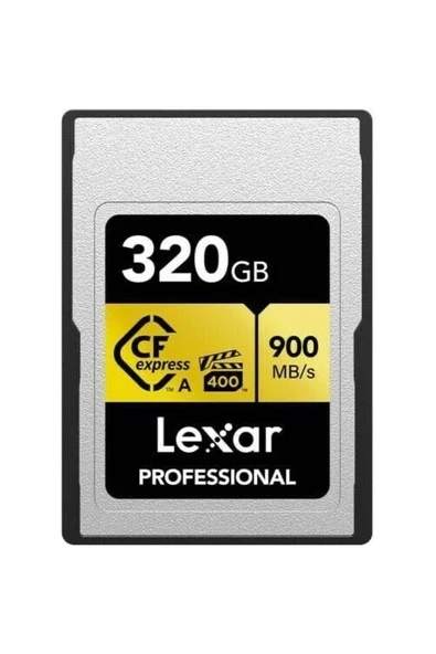 Lexar 320GB Professional Cfexpress Type A Card Gold Series ürün görseli 1