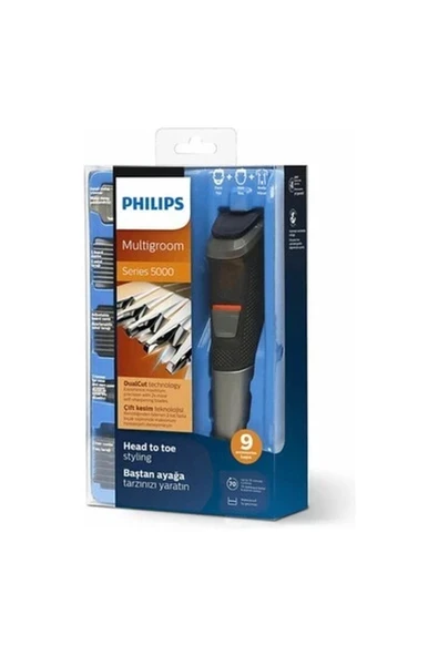 Philips MG5716/15 Multigroom Series 5000 9'u 1 Arada Yüz Saç ve Vücut Erkek Bakım Seti. Lawes ürün görseli 1