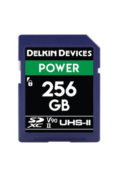 Delkin Devices 256GB Power Uhs-Iı (V90) Sdxc Hafıza Kartı ürün görseli 1