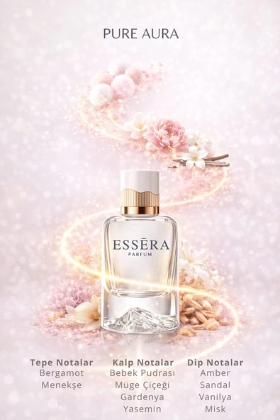 ESSERA PARFÜM Pure Aura EDP Kadın Parfüm 50ml ürün görseli 1