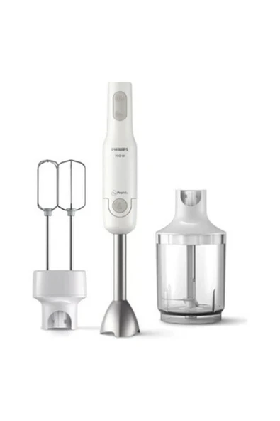 Beyaz Çok Amaçlı Mutfak Robotu ve Blender Seti, Plastik, Modern Tasarım ürün görseli 1