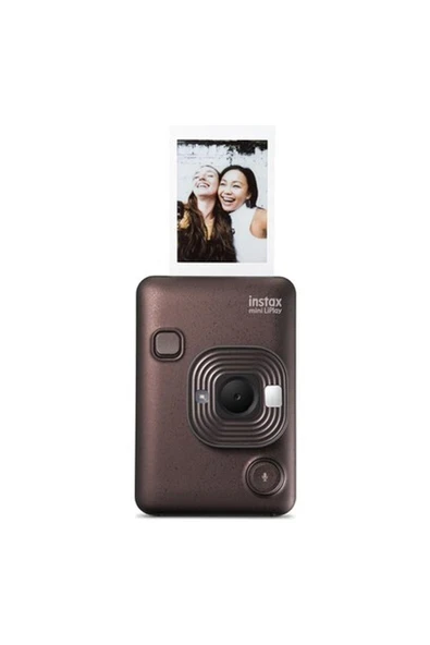 Fujifilm Instax Mini Liplay Hybrid Deep Bronze Fotoğraf Makinesi-20'li Film ve Çerçeve Hediye Seti ürün görseli 1