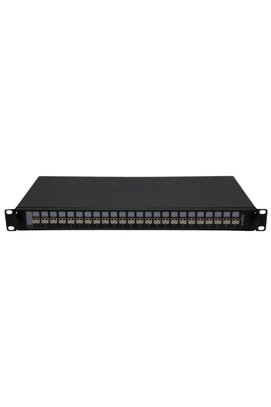 032162 24 Port Dublex Lc Fiber Optik Patch Panel (24 ADET LC DUBLEX COUPLER-EK KASETİ) ürün görseli 1