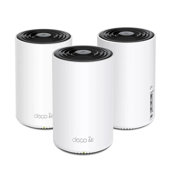 TP-Link Deco XE75 AXE5400 Üç Bantlı WiFi 6E Mesh Sistemi - 7200 Sq.Ft'ye kadar Wi-Fi, Engadget Çoğu Kişi İçin En İyi Mesh Olarak Derecelendirildi, WiFi Yönlendiricinin ve Ex'in Yerini Alır... ürün görseli 1