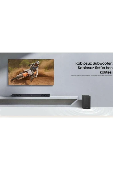 Ev sinema Sistemi - Soundbar 300W 2.1 Kanal , Optik, USB , Bluetooth Akıllı bağlantı Kaliteli BasTiz ürün görseli 1