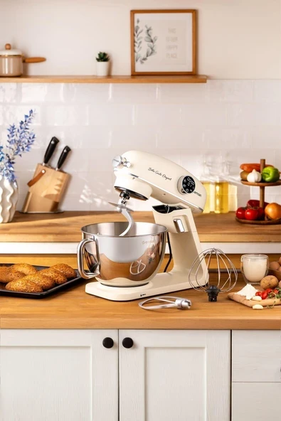 Emsan Bella Gusto Elegant Stand Mikser Krem ürün görseli 1