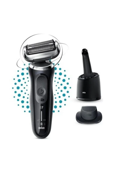 Yeni Seri 7 N7200CC Kablosuz Tıraş Makinesi, Care, Autosense, 360° Flex, Islak & Kuru ürün görseli 1