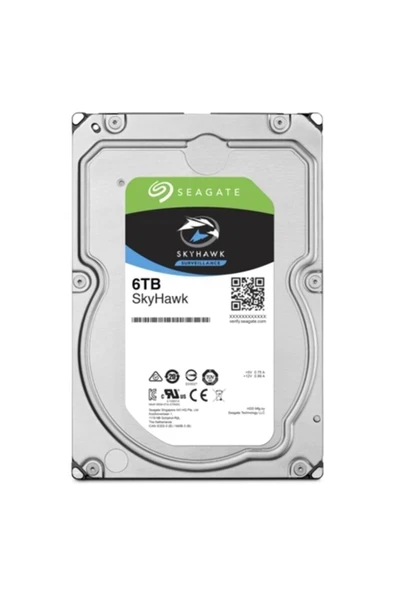 Seagate Skyhawk 3,5 6tb 256mb 5900 St6000vx001 ürün görseli 1