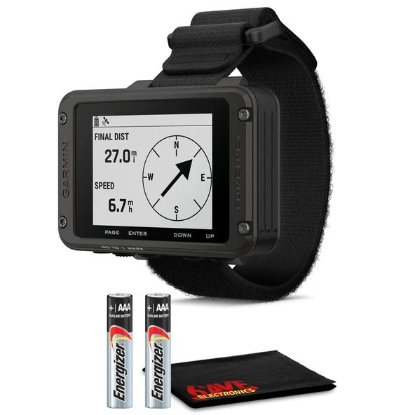 Garmin Foretrex 801 - Avcılar, Yürüyüşçüler ve Askeri Adamlar için Bileğe Monteli GPS Navigatör - Açık Hava Rekreasyonu için Taktik Saat, Yükseltilmiş Çoklu... ürün görseli 1