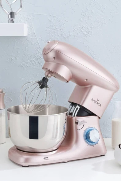 Karaca Multichef Stand Mikser Rosegold Mutfak Şefi 1900w 5,5l Kıyma Çekme Sucuk-sosis Içli Köfte Ap ürün görseli 1