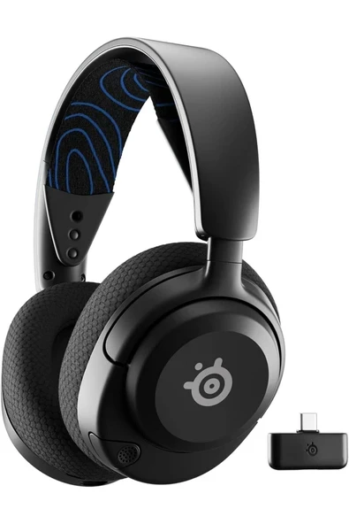 Arctis Nova 5P (PS) Wireless ve Bluetooth Kablosuz Oyuncu Kulaklığı, Siyah, Kablosuz 113 ürün görseli 1