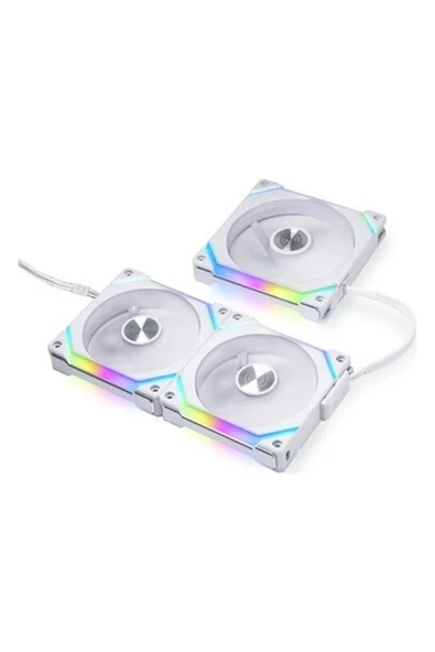 LIAN LI UNI FAN SL120 V2 WHITE 3x120 MM RGB KASA FANI (G99.12SLV23W.00) ürün görseli 1