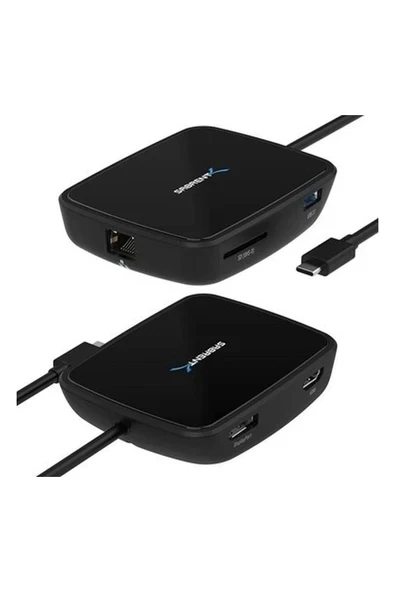 Sabrent USB Tip C Bağlantı Istasyonu (Ds-Wspd) Tb3 Dual Display Docking Station ürün görseli 1