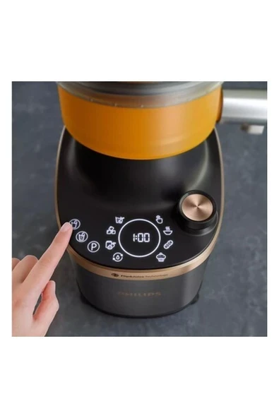 Philips 500 - 800 Watt Hızlı Temizleme Programlı Siyah Blender Meyve Sıkacağı  Çelik Beyaz Modern 50 H ürün görseli 1