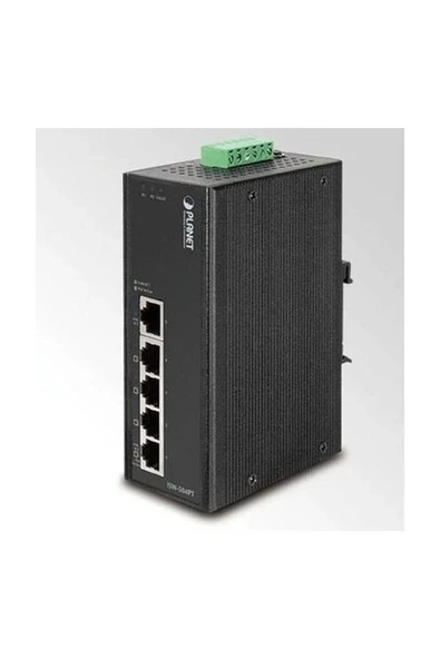 PL-ISW-504PT 5 Port 10/100BASE-TX 4 Port Poe 12W Poe Endüstriyel Switch ürün görseli 1