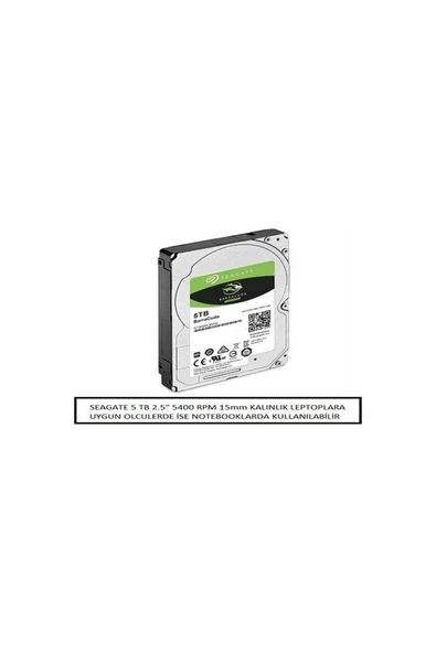 Seagate Barracuda 5tb 5400rpm Sata 6gb/s 128 Mb Cache 2.5\\ ürün görseli 1