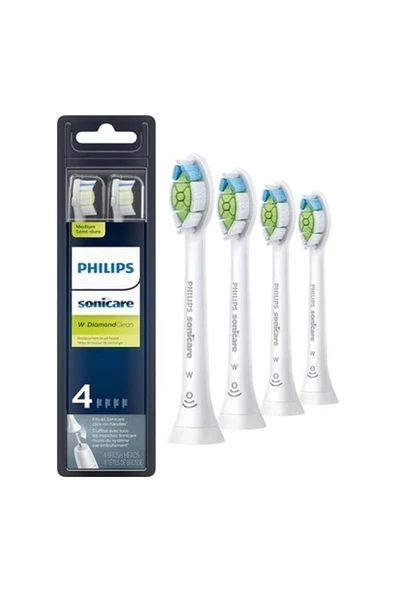 Philips Sonicare W Diamondclean Diş Fırçası Başlıkları - 4 Adet - HX6064/65 ürün görseli 1