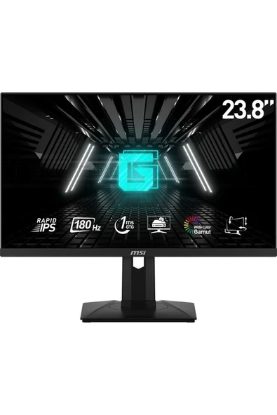 MSI 23.8" G244PF E2 1920x1080 (FHD) 16:9 FLAT RAPID IPS 180HZ 1MS ADAPTIVE-SYNC PIVOT GAMING MONITOR ürün görseli 1