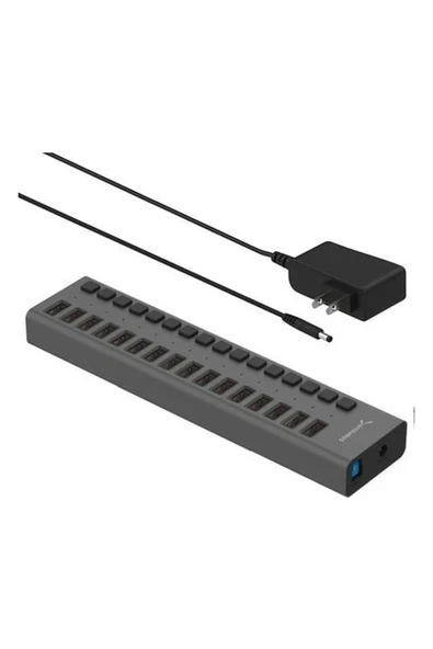 Sabrent Çok Bağlantı Noktalı USB 3.0 ve Şarj Hub (HB-U930) 16-Port ürün görseli 1