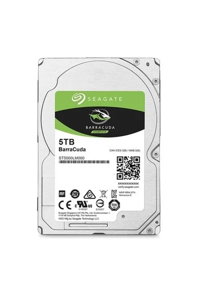 Seagate Barracuda 5 TB Dahili Sabit Disk HDD ürün görseli 1