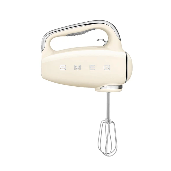 Smeg, HMF01CREU Elektrikli Mikser, 9 hız seviyeli, turbo fonksiyonlu, sorunsuz başlatma sistemli, 4 çırpıcı, 2 Ganci mikser ve kaplamalı, 250W, krem ürün görseli 1