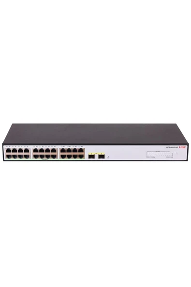 S1600V2-26P-HPWR, 24 Port, GigaBit, PoE 370W, L2, 2 Port GigaBit SFP, Web Yönetilebilir, Masaüst ürün görseli 1
