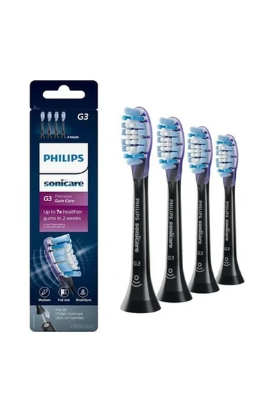 Philips Sonicare G3 Premium Diş Fırçası Başlıkları - 4 Adet - HX9054/95 ürün görseli 1