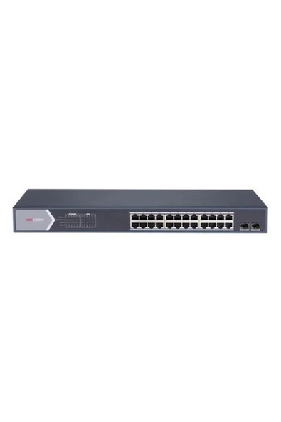 Hıkvısıon DS-3E1526P-SI 24XGE+2XGE/SFP 370W F.gigabit Poe Switch ürün görseli 1