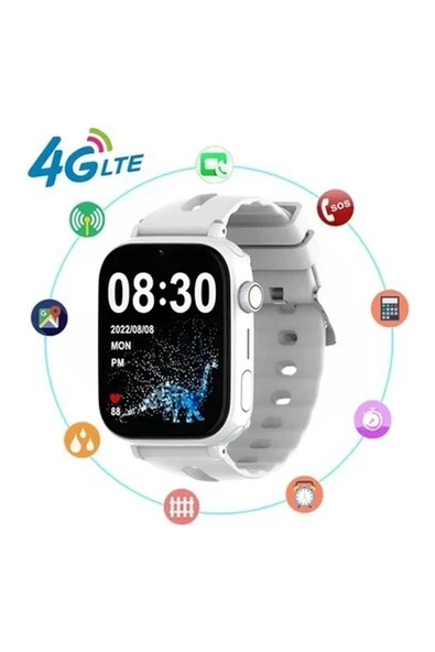 4g Akıllı Çocuk Saati Gps-Görüntülü Arama-Anlık Nokta Atışı Takip-Kameralı Çocuk Saati Btk Kayıtlı ürün görseli 1