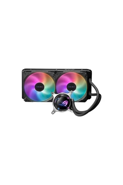 Asus ROG STRIX LC II 280 ARGB AURA SYNC DUAL ROG 140MM ADRESLENEBİLİR RGB FAN SIVI CPU SOĞUTUCUSU V2 ürün görseli 1